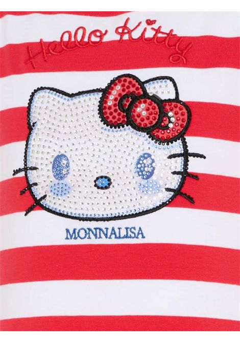 T-shirt con strass MONNALISA KIDS | 19G617 70429944